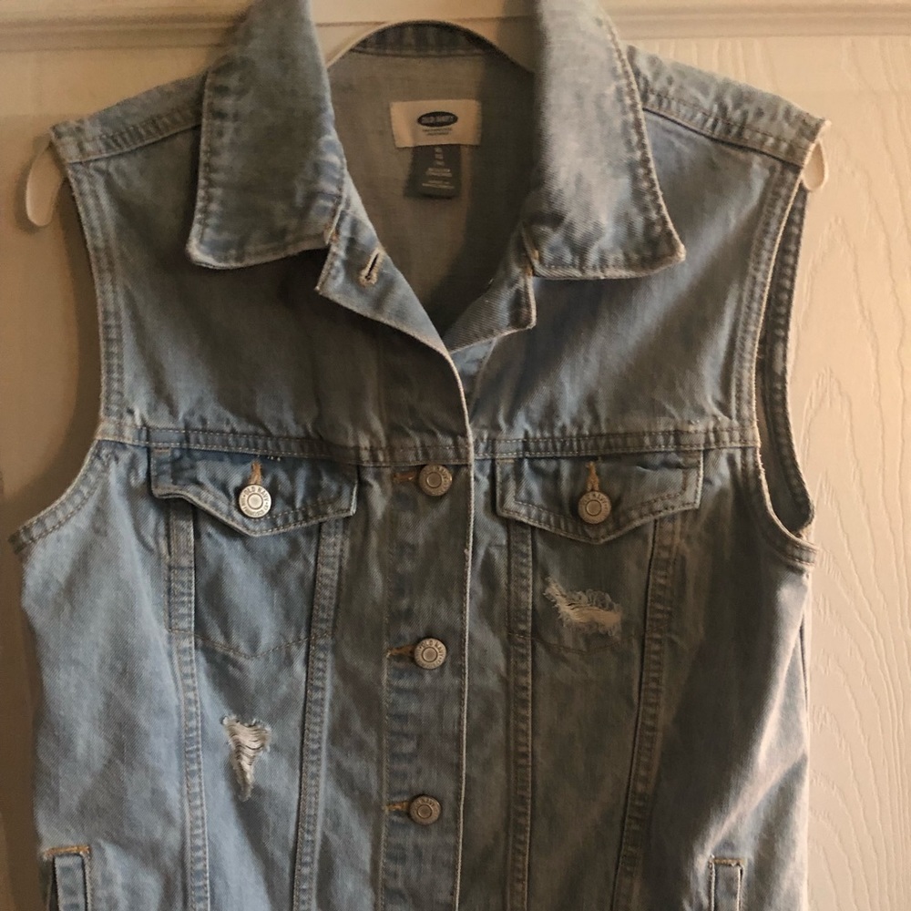 Old Navy Jean Jacket Vest